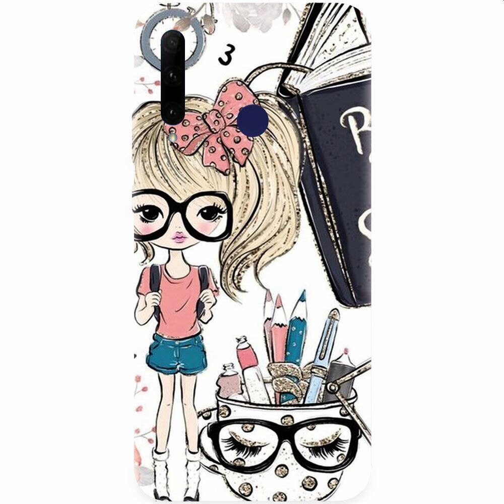 Husa silicon pentru Honor 20 Lite, School Girl