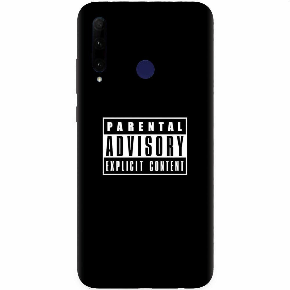 Husa silicon pentru Honor 20 Lite, Parental Advisory