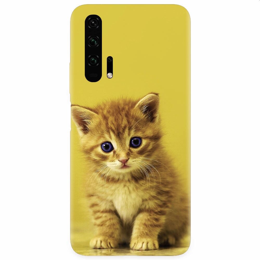 Husa silicon pentru Honor 20 Pro, Baby Kitten