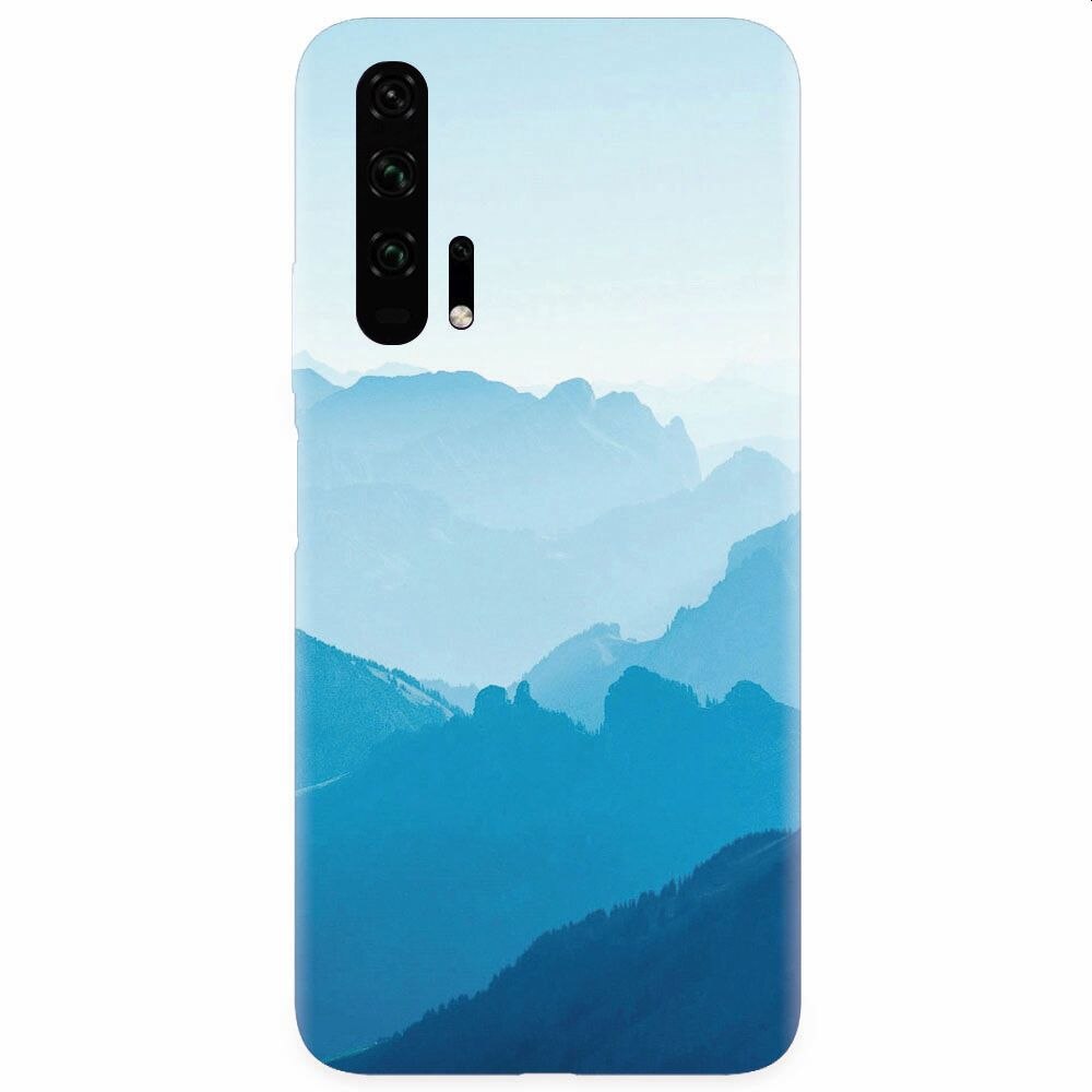 Husa silicon pentru Honor 20 Pro, Blue Mountain Crests