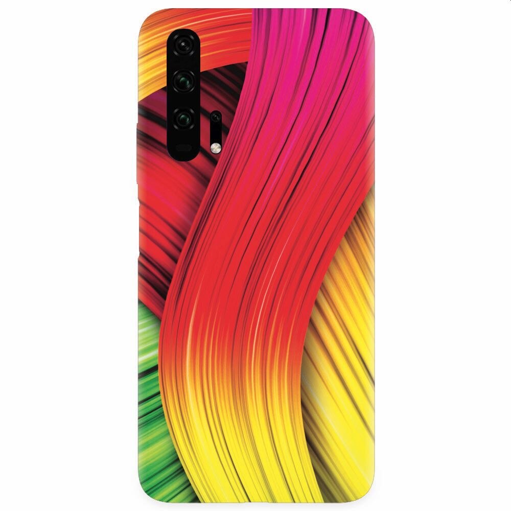 Husa silicon pentru Honor 20 Pro, Colorful Abstract