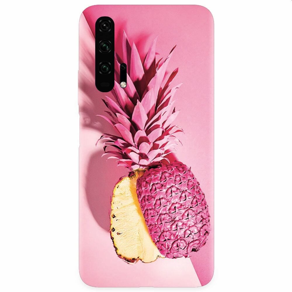 Husa silicon pentru Honor 20 Pro, Pink Pineapple