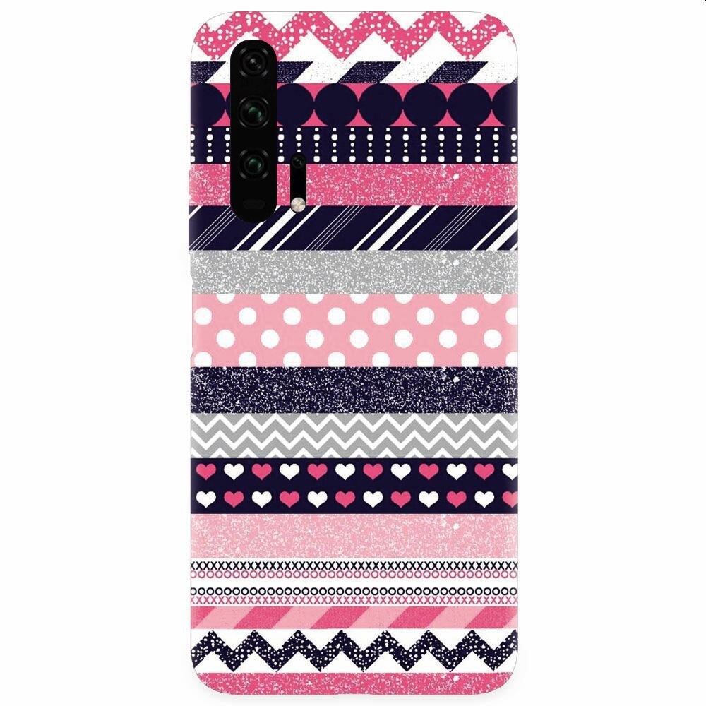 Husa silicon pentru Honor 20 Pro, Love Pattern