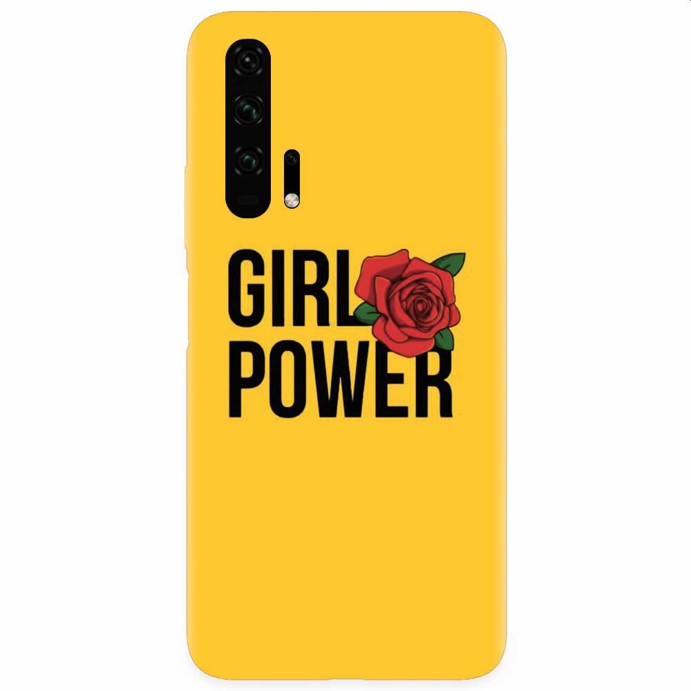 Husa silicon pentru Honor 20 Pro, Girl Power
