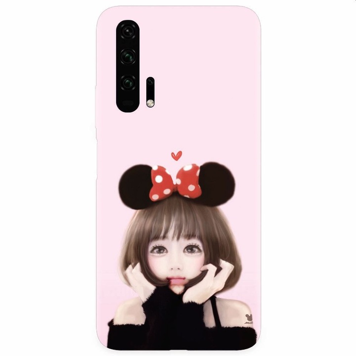 Силиконов кейс за Honor 20 Pro, Girly 002