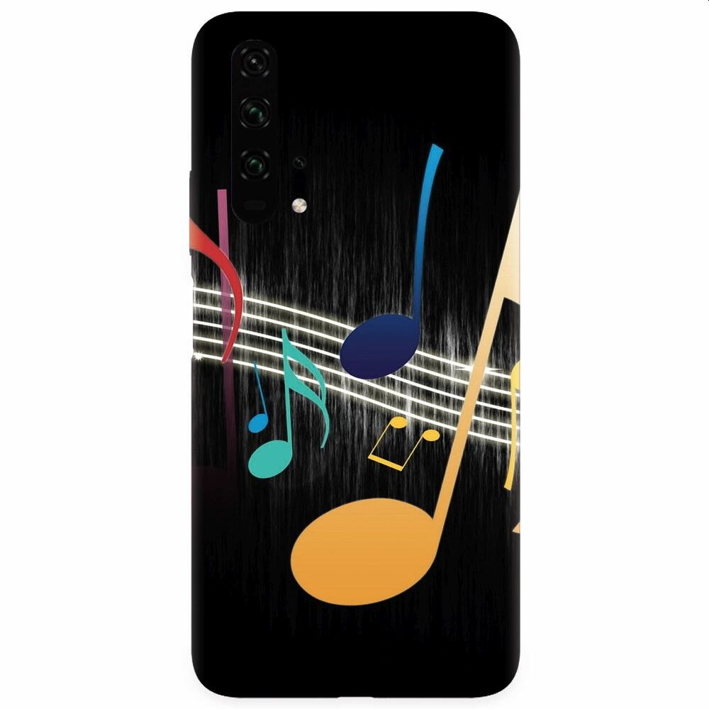 Husa silicon pentru Honor 20 Pro, Colorful Music