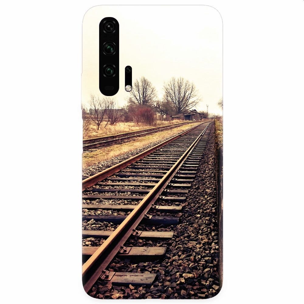 Husa silicon pentru Honor 20 Pro, Railroad