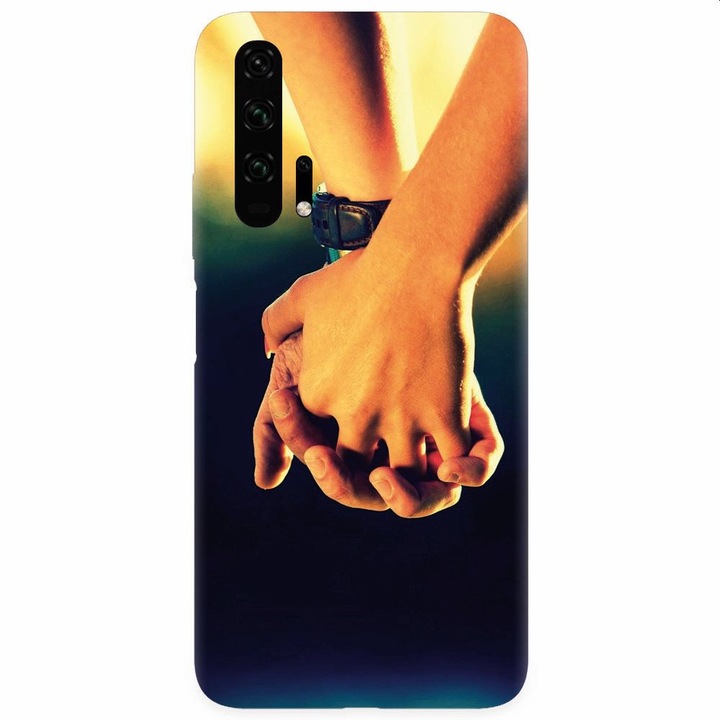 Силиконов кейс за Honor 20 Pro, Двойка Хващащи се за ръце