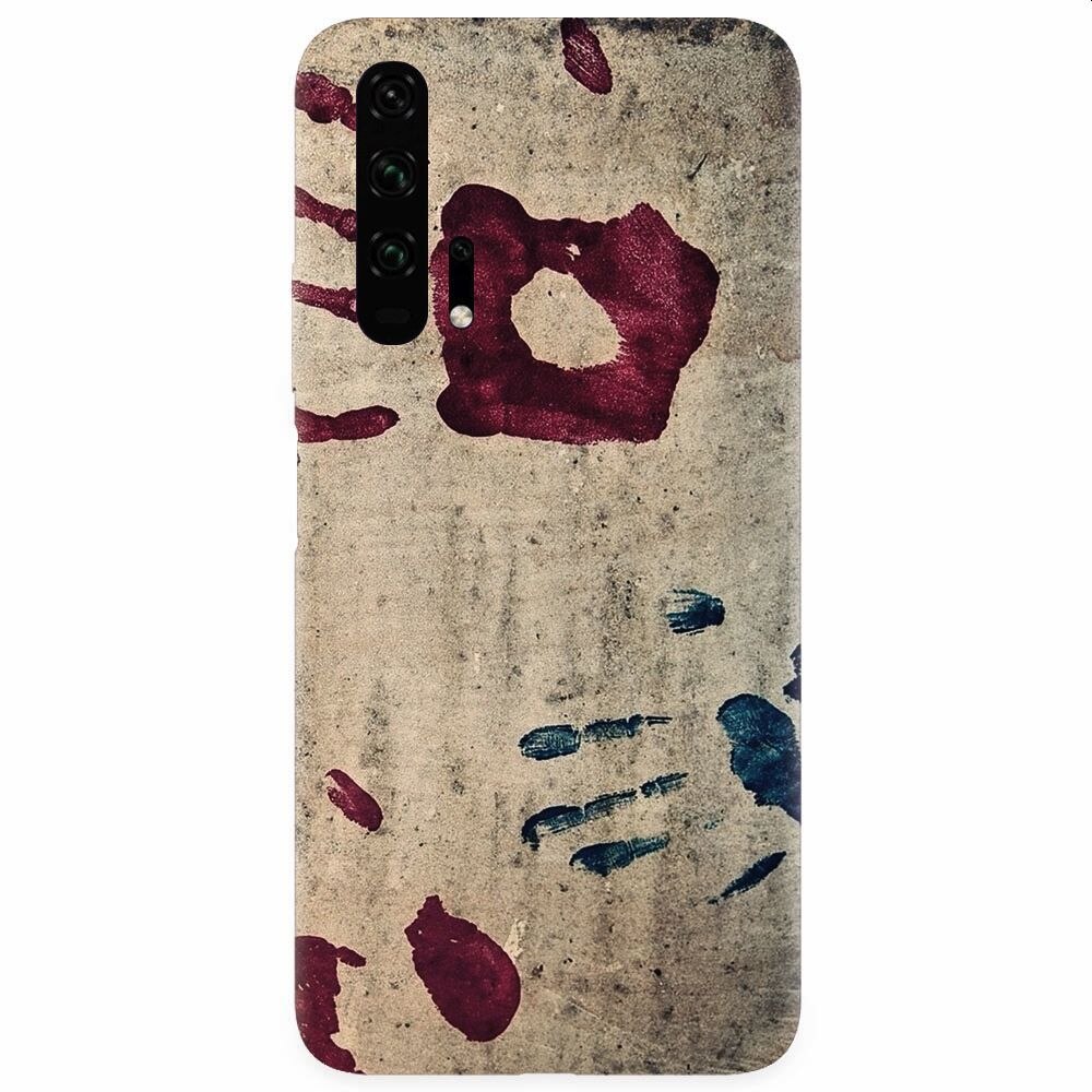 Husa silicon pentru Honor 20 Pro, Handprints