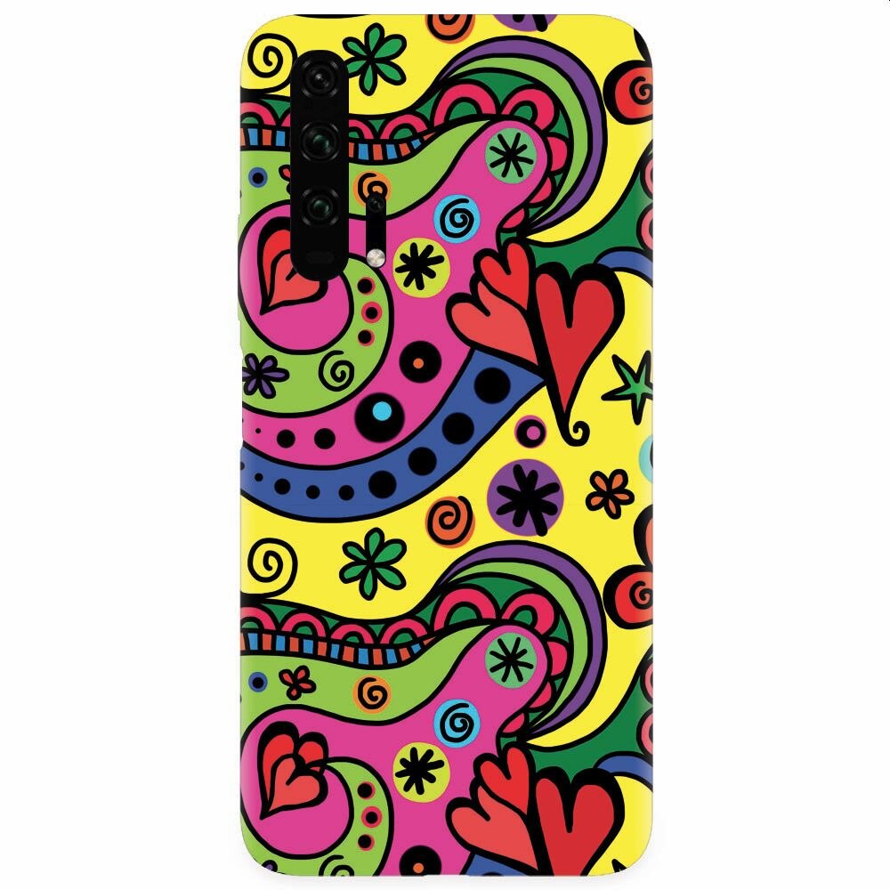 Husa silicon pentru Honor 20 Pro, Heart Color