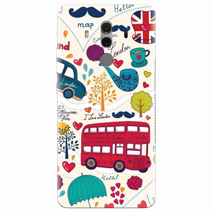 Силиконов калъф за Huawei Mate 10 Pro, Welcome In London
