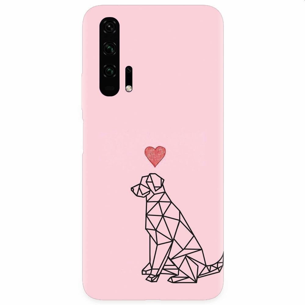 Husa silicon pentru Honor 20 Pro, Love Dog