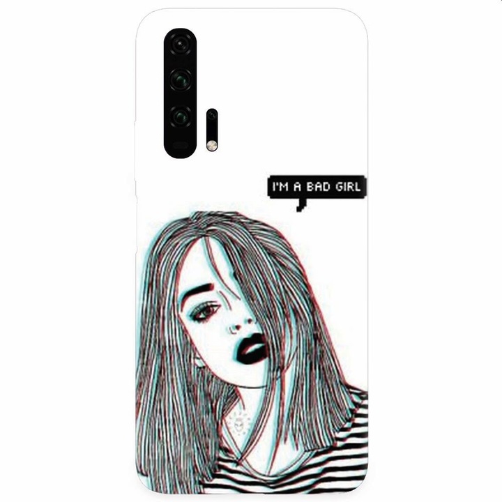 Силиконов кейс за Honor 20 Pro, Im A Bad Girl