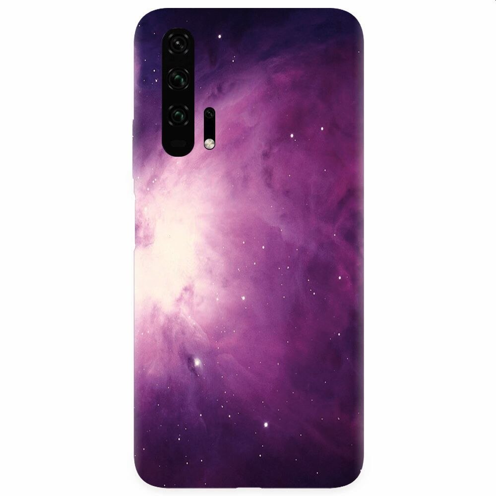 Husa silicon pentru Honor 20 Pro, Purple Supernova Nebula Explosion