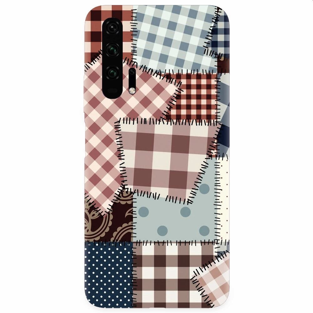Husa silicon pentru Honor 20 Pro, Patchwork Vector