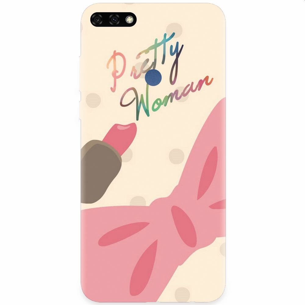 Husa silicon pentru Honor 7C, Cute Girly