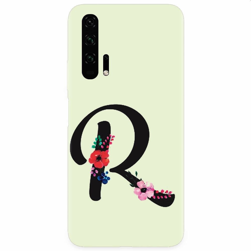 Husa silicon pentru Honor 20 Pro, Litera R