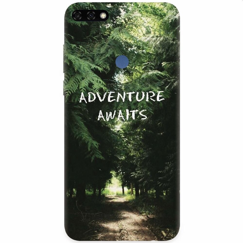 Husa silicon pentru Honor 7C, Adventure Awaits Forest
