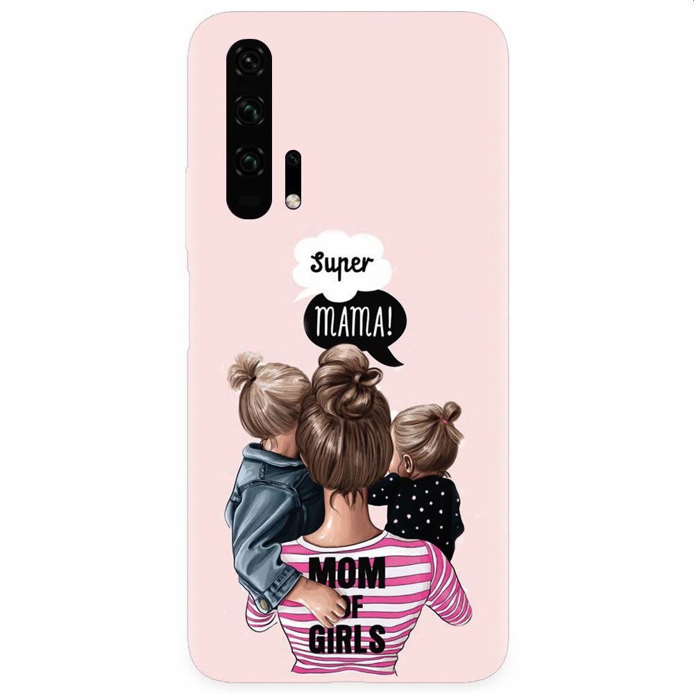 Husa silicon pentru Honor 20 Pro, Mom Of Girls