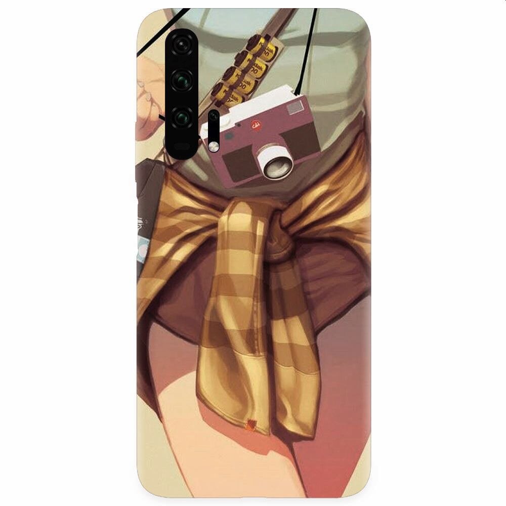 Husa silicon pentru Honor 20 Pro, Photograph Girl