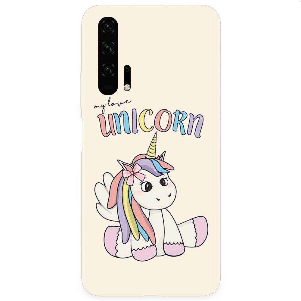 Husa silicon pentru Honor 20 Pro, My Love Unicorn
