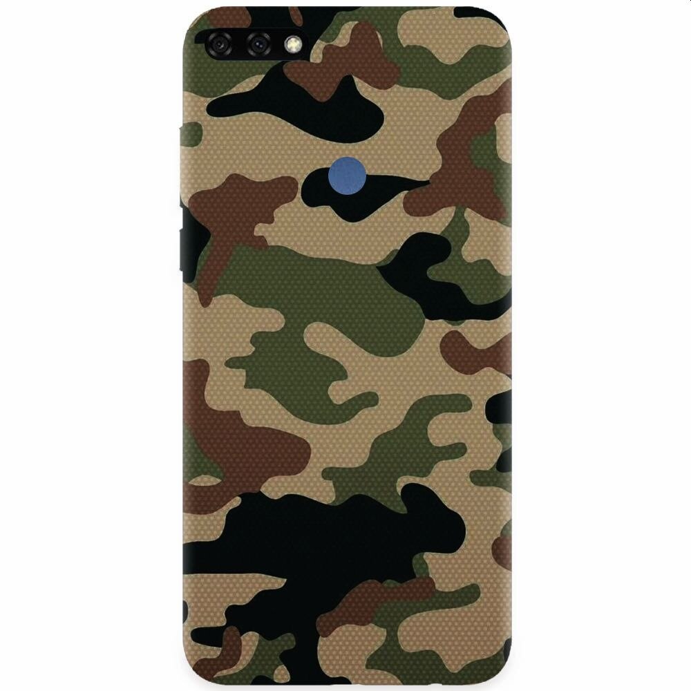 Husa silicon pentru Honor 7C, Camuflaj