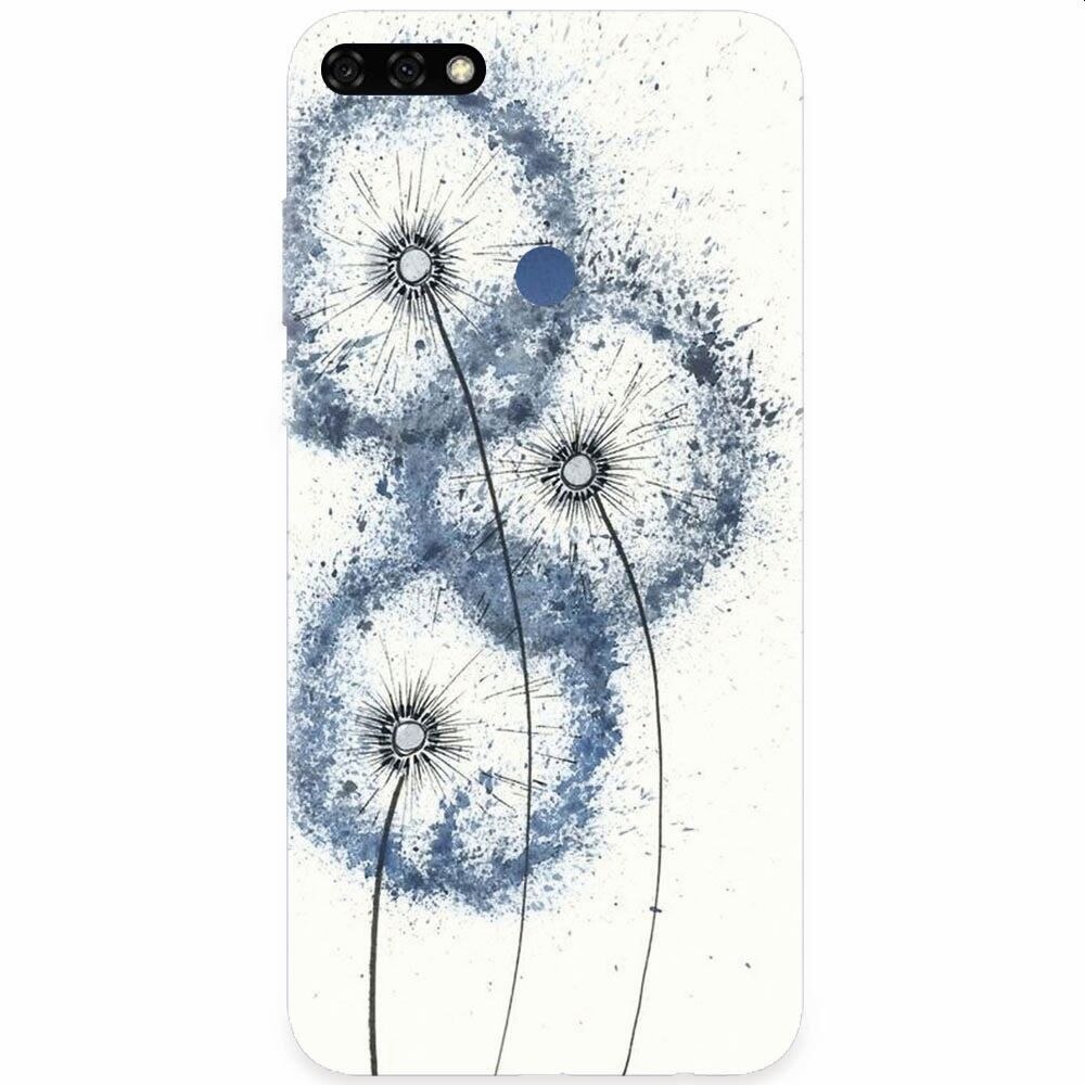 Husa silicon pentru Honor 7C, Dandelion