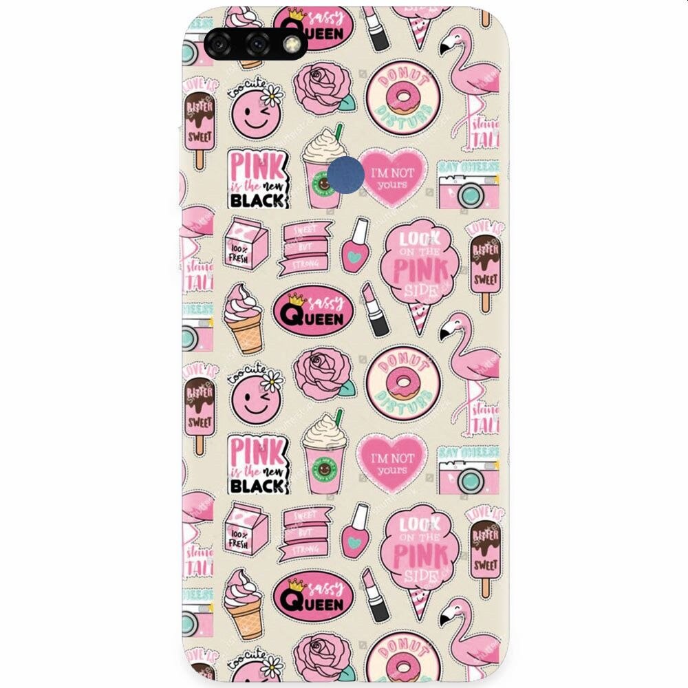Husa silicon pentru Honor 7C, Sassy Queen
