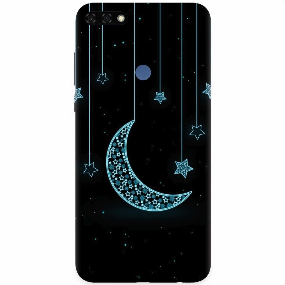 Husa silicon pentru Honor 7C, Moon