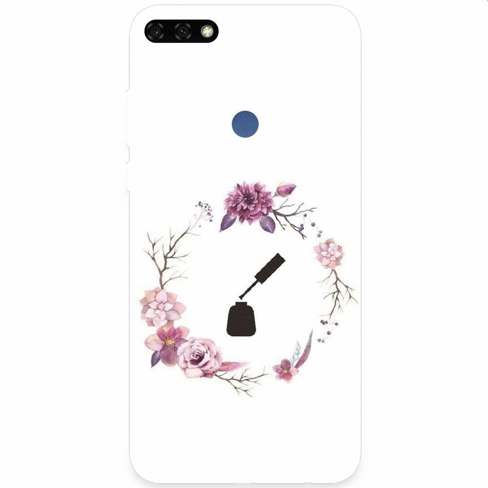 Husa silicon pentru Honor 7C, Icon Nail