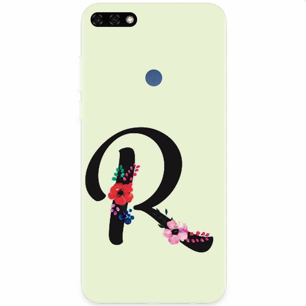 Husa silicon pentru Honor 7C, Litera R