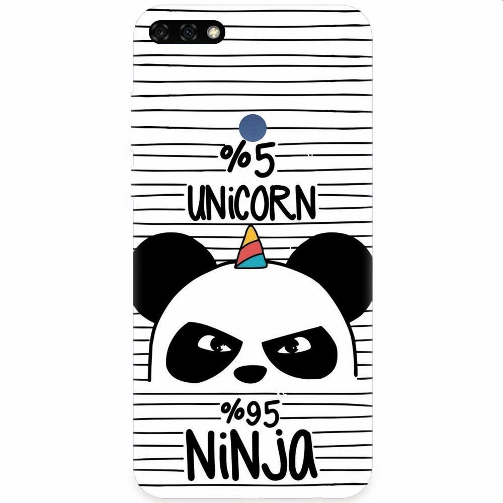 Husa silicon pentru Honor 7C, Unicorn Ninja