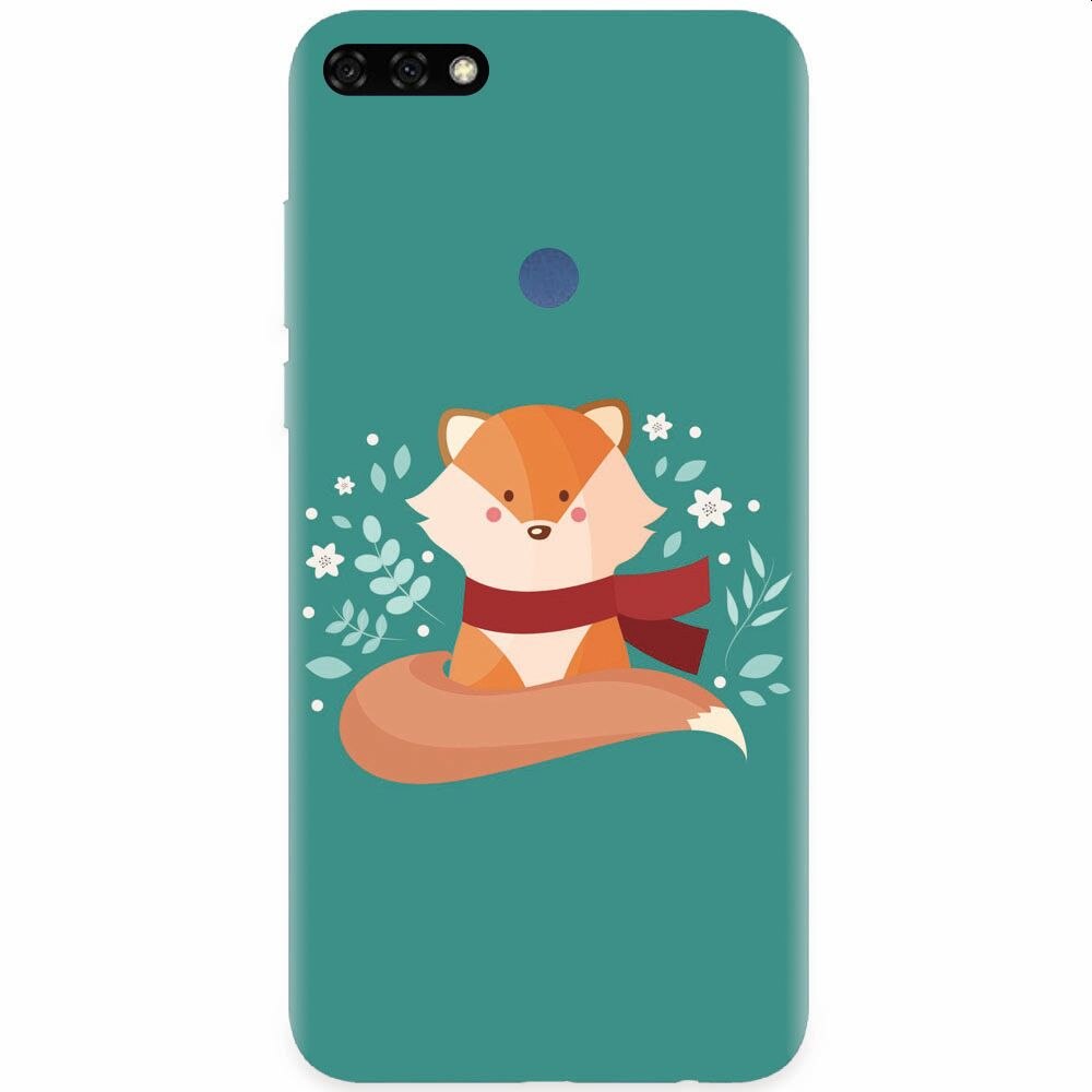 Husa silicon pentru Honor 7C, Winter Fox