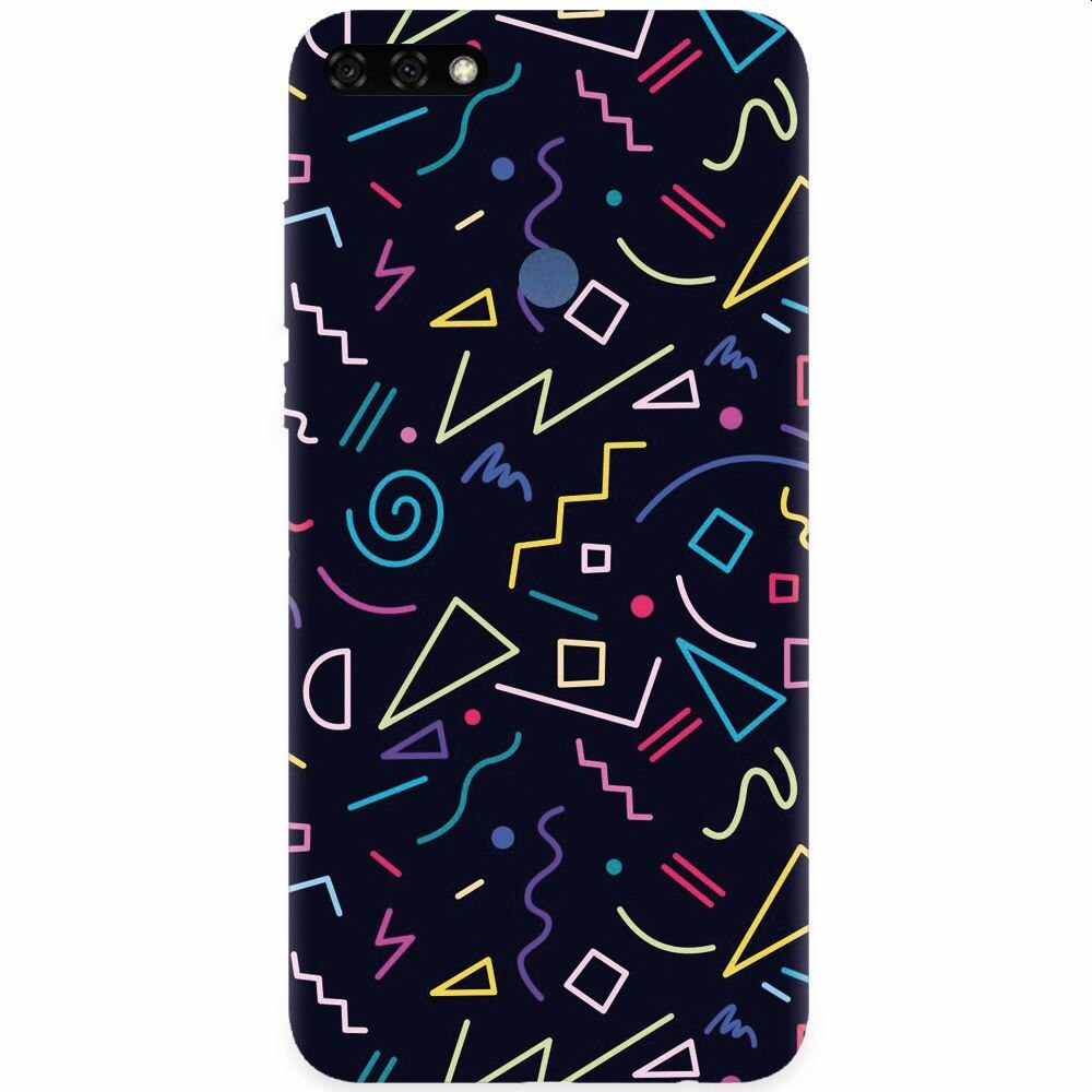 Husa silicon pentru Honor 7C, Signs