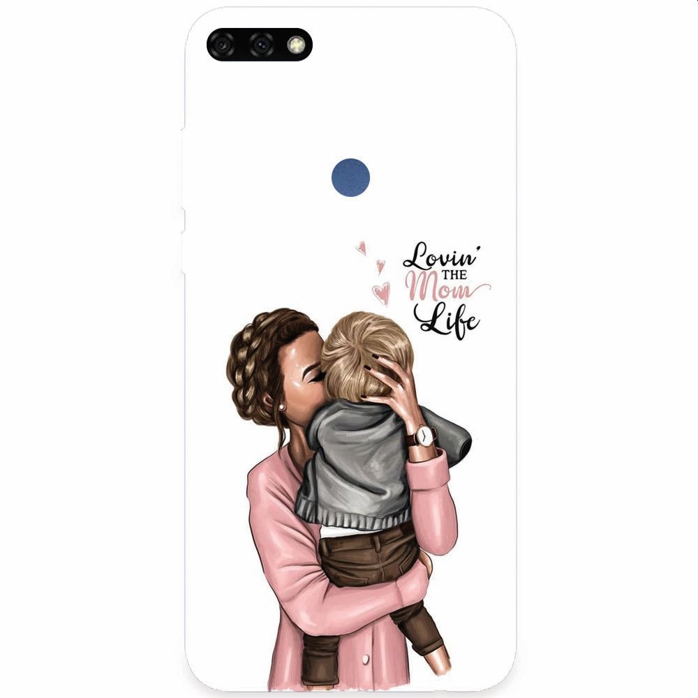 Husa silicon pentru Honor 7C, Loving Mother