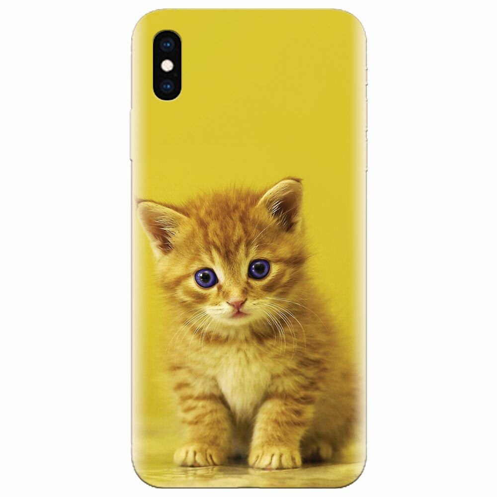 Husa silicon pentru Apple Iphone XS, Baby Kitten