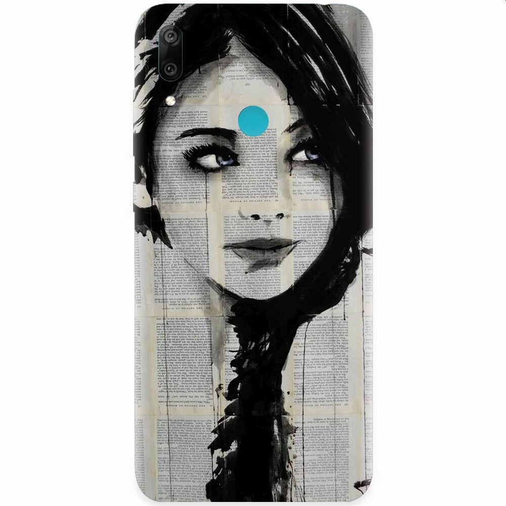 Husa silicon pentru Huawei Y7 2019, Blue Eyes