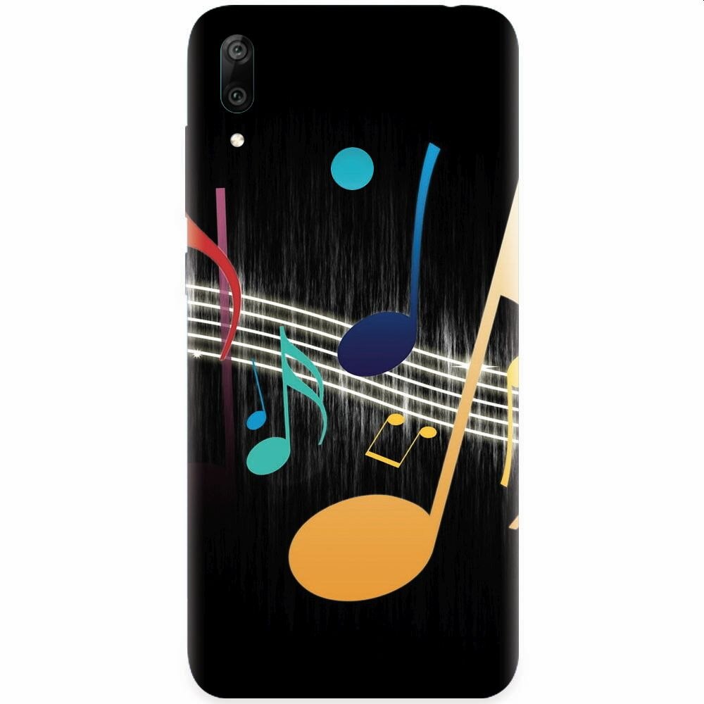 Husa silicon pentru Honor Play, Colorful Music
