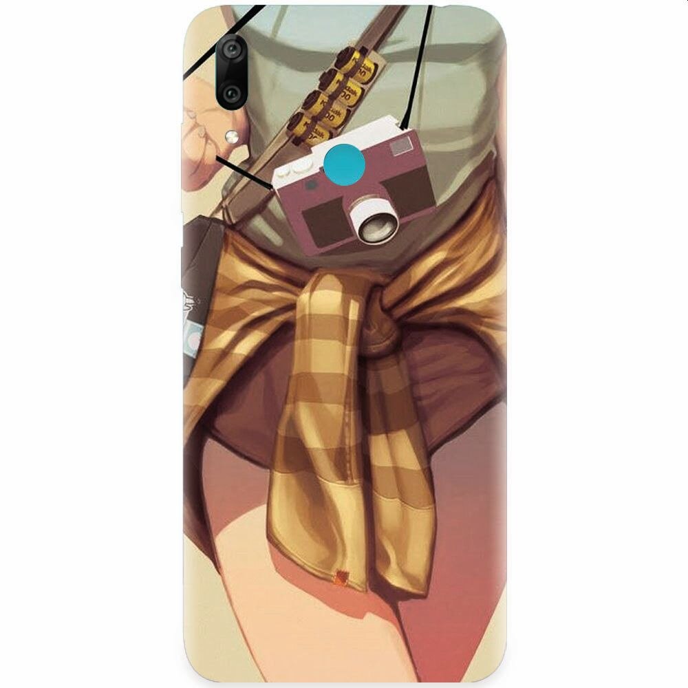 Husa silicon pentru Honor Play, Photograph Girl