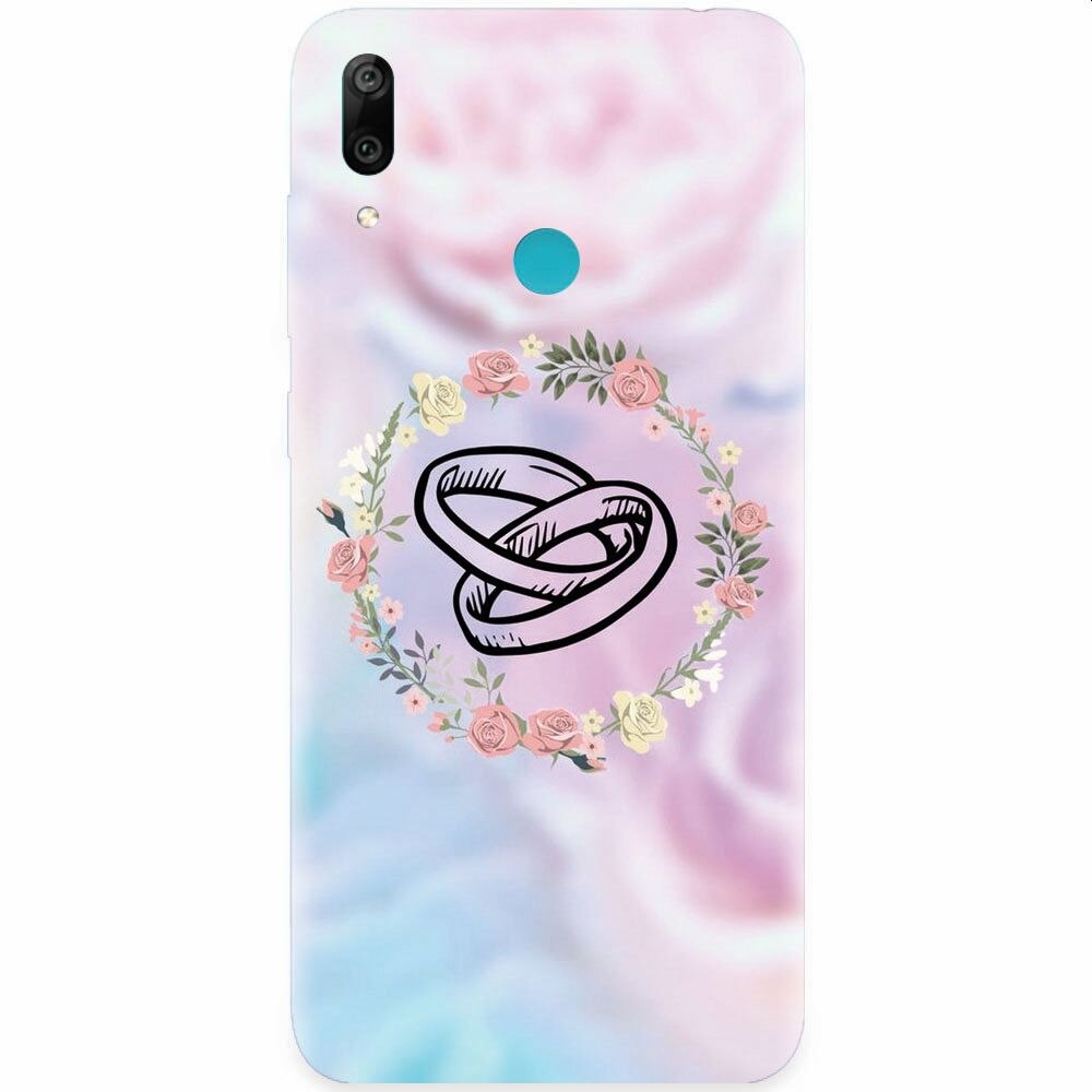 Husa silicon pentru Honor Play, Rings