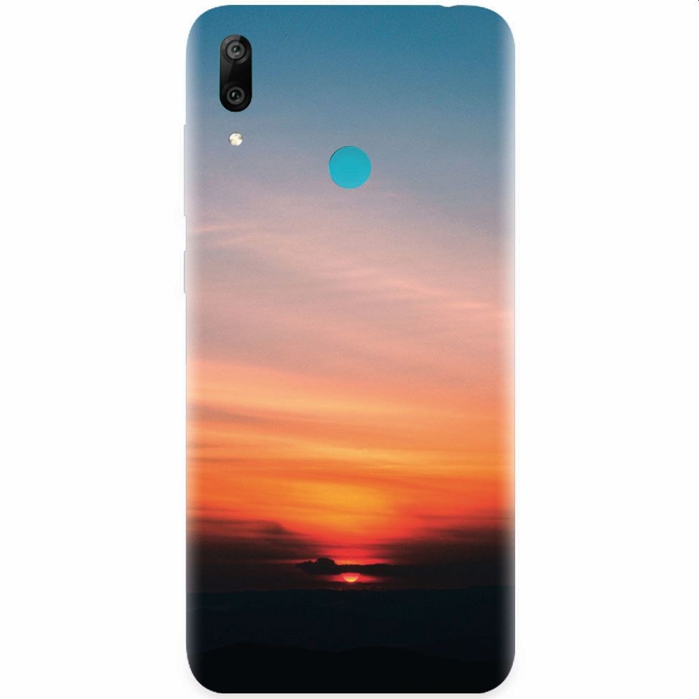 Husa silicon pentru Huawei Y7 Prime 2019, Calm Clouds