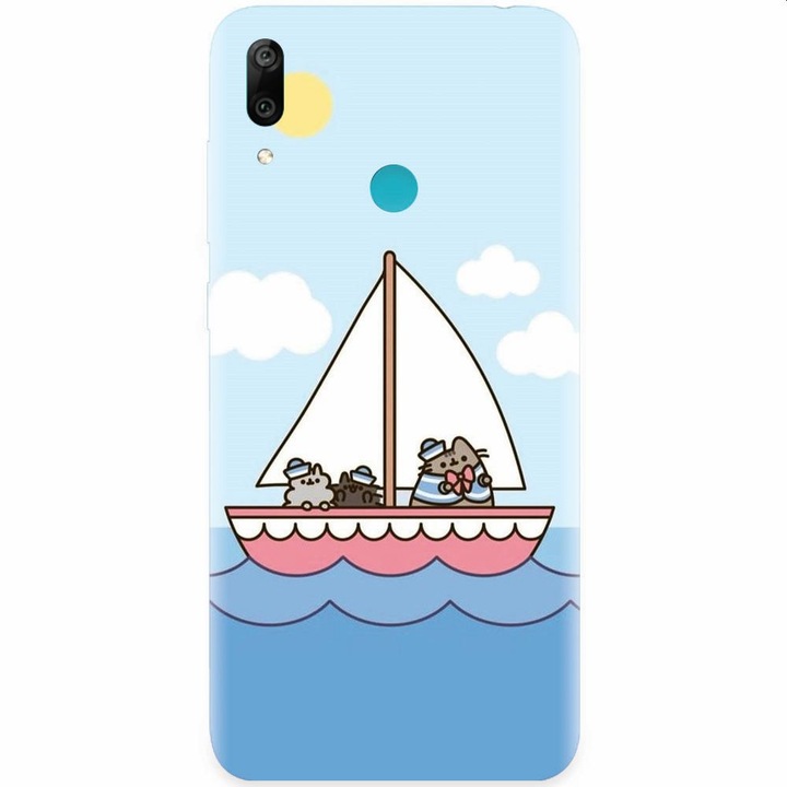 Husa silicon pentru Honor Play, Happy Sailors