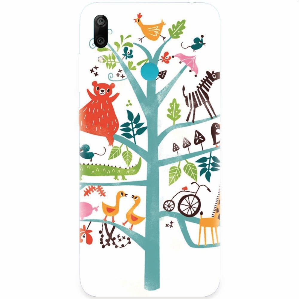 Husa silicon pentru Honor Play, Tree