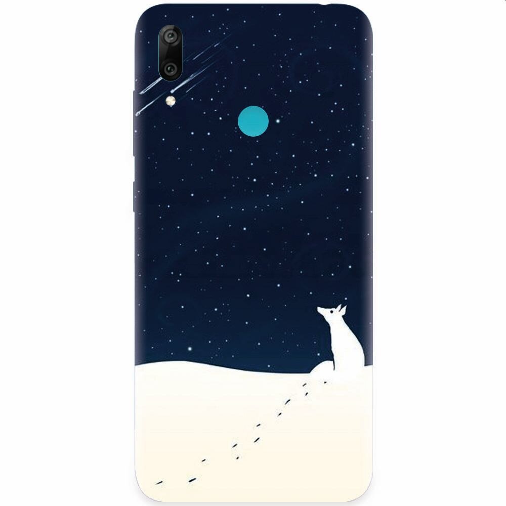 Husa silicon pentru Huawei Y7 2019, Winter Night