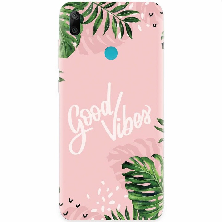 Husa din silicon compatibila cu Honor Play, Good Vibes