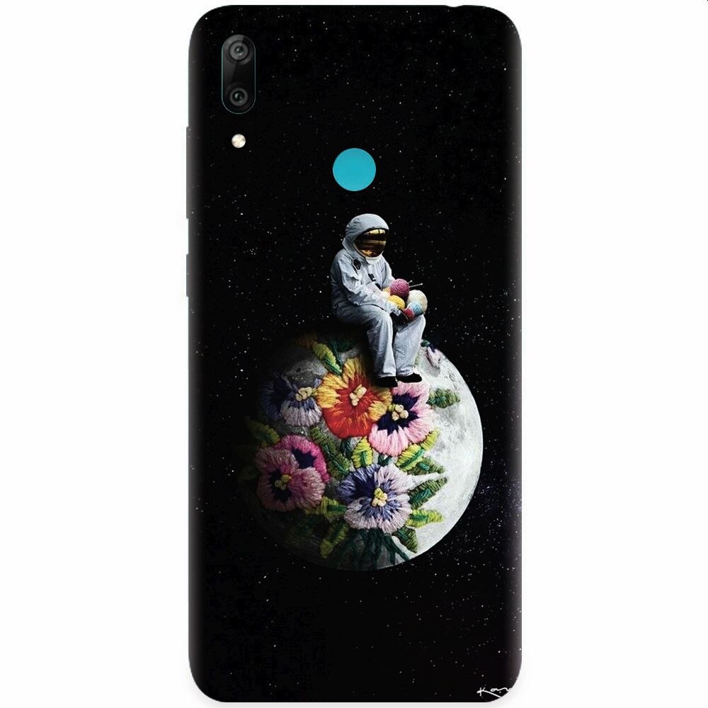 Husa silicon pentru Huawei Y7 2019, Astronaut