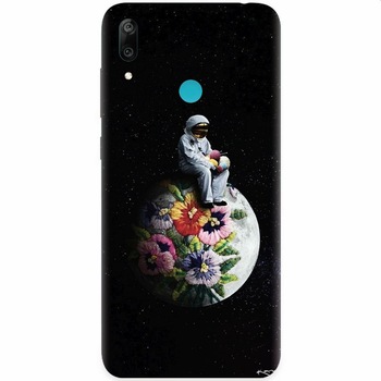 Husa silicon pentru Huawei Y7 2019, Astronaut Husa silicon pentru Huawei Y7 2019, Astronaut