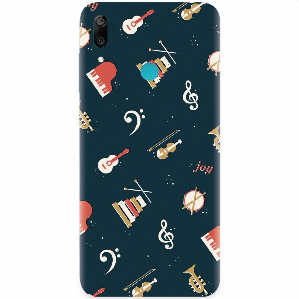 Husa silicon pentru Huawei Y7 Prime 2019, Music Joy