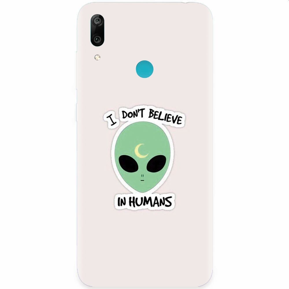 Husa silicon pentru Honor Play, I Dont Believe In Humans