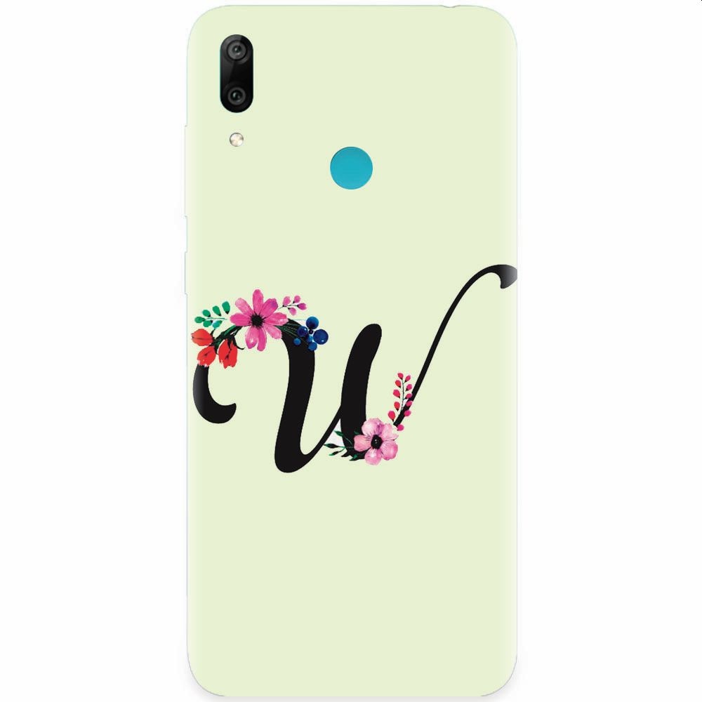 Husa silicon pentru Huawei Y7 2019, Litera W